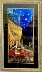 Framed Reproduction of Vincent van Gogh's 'Café Terrace at Night'