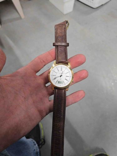 Citizen Eco-Drive Promaster Altichron Analog-Digital Gold Tone Watch