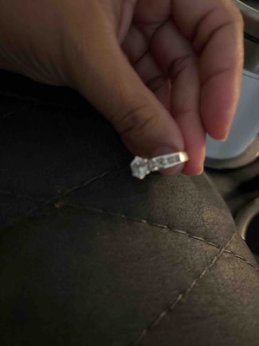 Diamond or Gemstone Ring with Channel-Set Baguettes