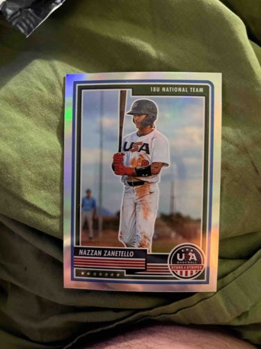 Nazzan Zanetello 18U National Team Baseball Trading Card