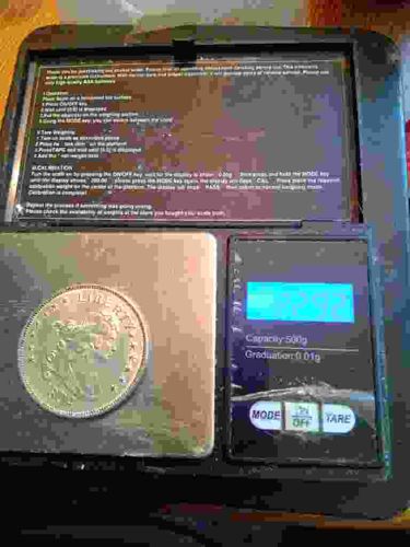 Portable Digital Pocket Scale and United States Coin