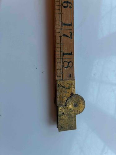 Vintage Wooden Folding Carpenter's Rule