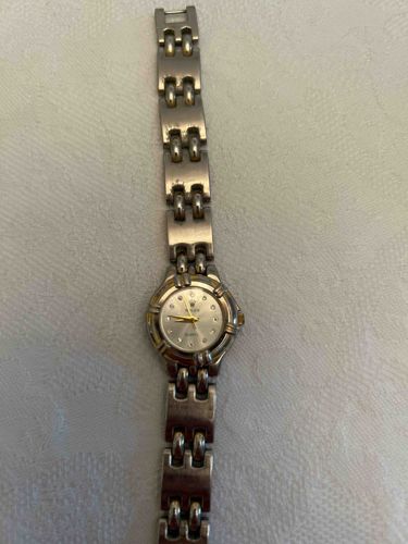 Ladies Two-Tone Rolex Oysterquartz Diamond Dial Watch
