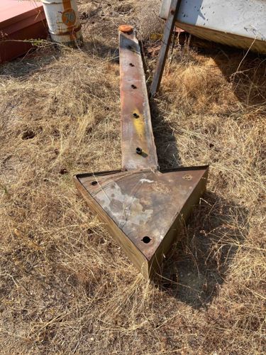 Vintage Metal Arrow Sign Component