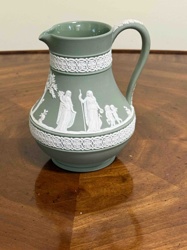 Wedgwood Sage Green Jasperware Pitcher