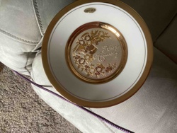 24KT Gold 'Happy Anniversary' Commemorative Plate