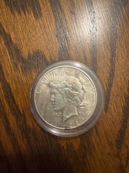 1922 Peace Silver Dollar (Obverse)
