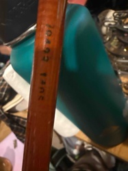Numbered Wooden Stick or Handle