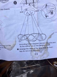 Modern LED Chandelier (Assembly Instructions)