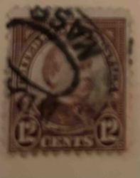 Used 12 Cents US Postage Stamp