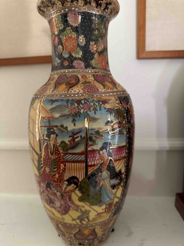Japanese Satsuma Style Vase