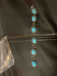 Turquoise Link Bracelet