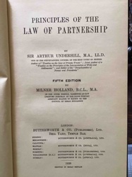 Principles of the Law of Partnership, Fifth Edition (1936)
