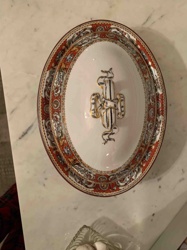 Versace 'Le Jardin de Versace' Porcelain Serving Dish with Central Handle