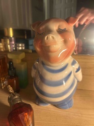 Ceramic Piggy Bank (Sailor Pig)
