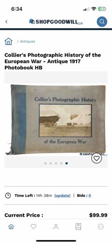 Collier's Photographic History of the European War - 1917 Photobook