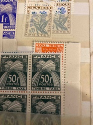 French Postage Due and Tax Stamps Collection