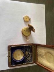 Antique Watchmakers' Toolkit with Pocket Watches