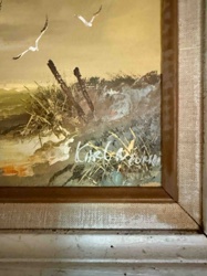Coastal Landscape Oil Painting by Kenneth Gorman
