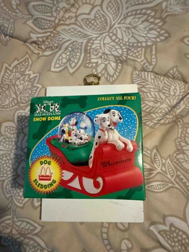 Disney's 101 Dalmatians 'Dog Sledding' Snow Dome (McDonald's Collectible)