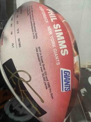 Phil Simms Autographed Commemorative Football