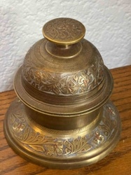 Brass Engraved Service Bell / Call Bell