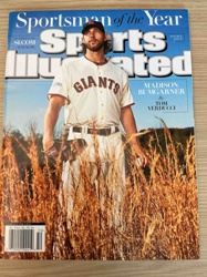 Sports Illustrated Magazine, December 18, 2014 - Madison Bumgarner 'Sportsman of the Year'