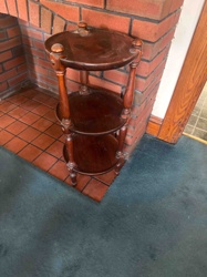 Victorian/Edwardian Three-Tiered Dumbwaiter or Cake Stand
