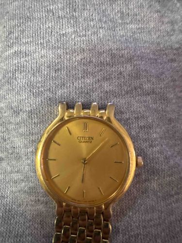 Vintage Citizen Quartz Gold-Tone Dress Watch