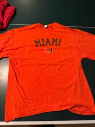 University of Miami 'U' Logo T-shirt