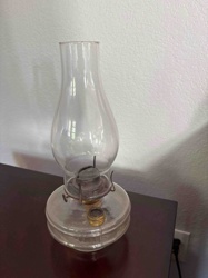 Clear Glass Kerosene Oil Lamp