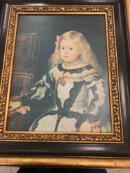 Framed Art Print of Velázquez's Infanta Margarita Teresa