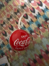 Coca-Cola 'Enjoy Happy Holiday' Christmas Ornament