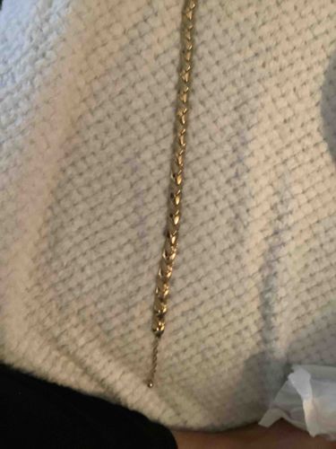 Gold-Toned Chevron Link Chain (Necklace or Bracelet)