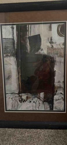 Abstract Mixed Media Artwork