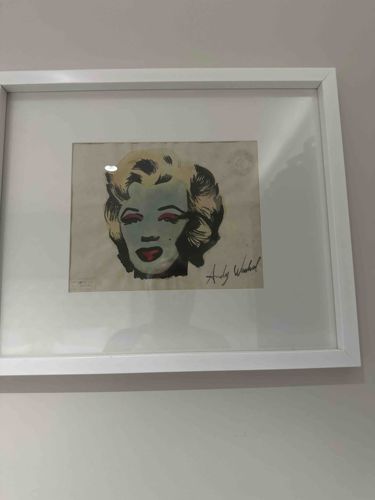 Framed Marilyn Monroe Pop Art Print in the Style of Andy Warhol