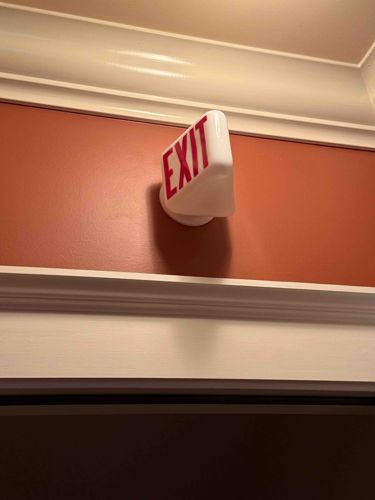 Modern Swivel-Mount LED Exit Sign