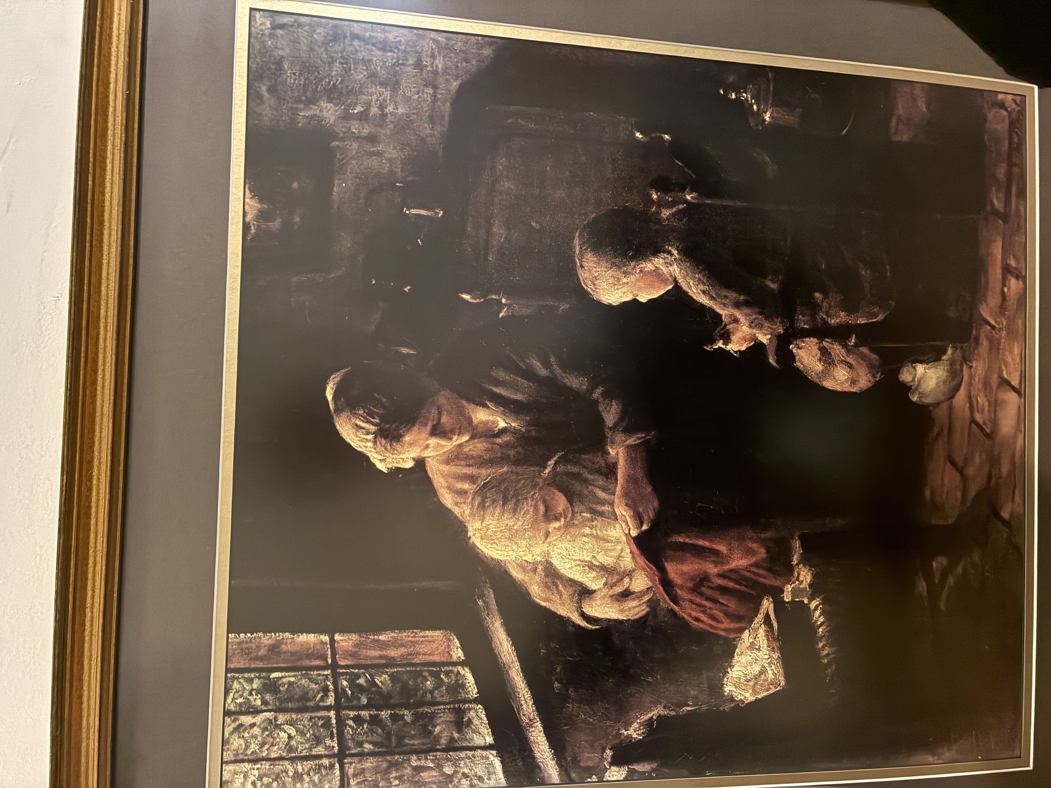 Submitted photo of Framed Figural Artwork