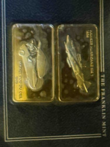 The Franklin Mint Golden Age of Aviation 2-Bar Set