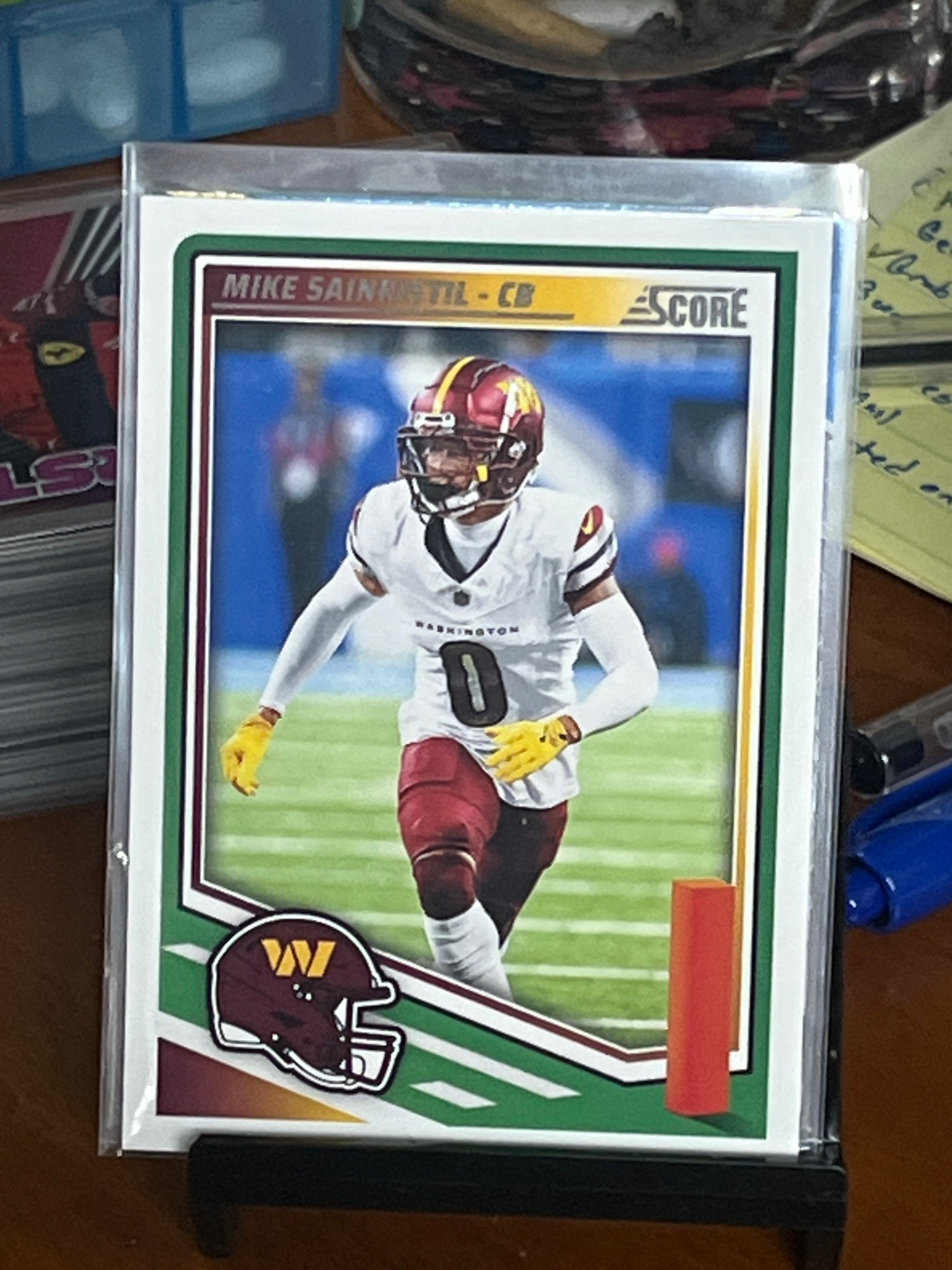 2024 Panini Score Mike Sainristil Rookie Card