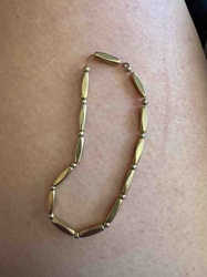Gold-Toned Beaded Necklace/Bracelet