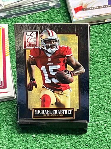 2013 Panini Elite Michael Crabtree Football Trading Card