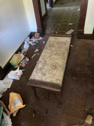 Upholstered Wooden Bench