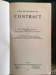 Cases and Materials on Contract by McGarvie and Donovan (1962)