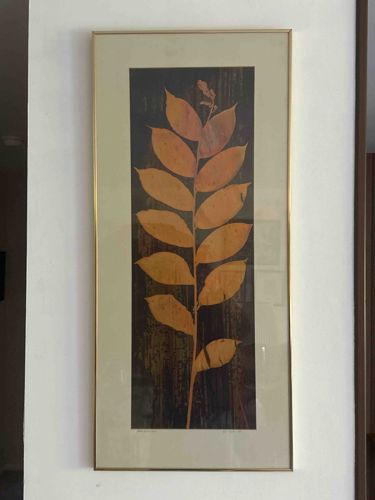 Framed Botanical Print of Autumn Leaves