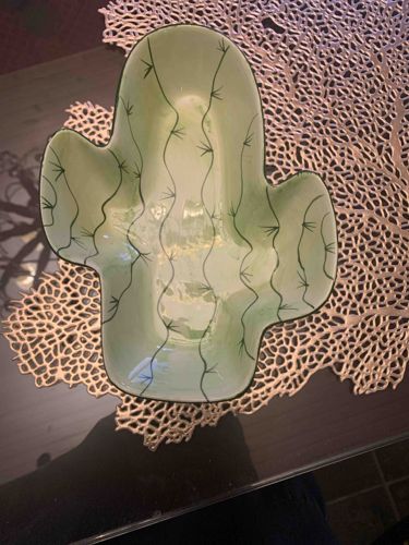 Cactus Shaped Ceramic Bowl