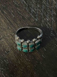 Sterling Silver and Turquoise Inlay Ring