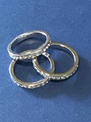 Set of 3 Eternity Style Rings