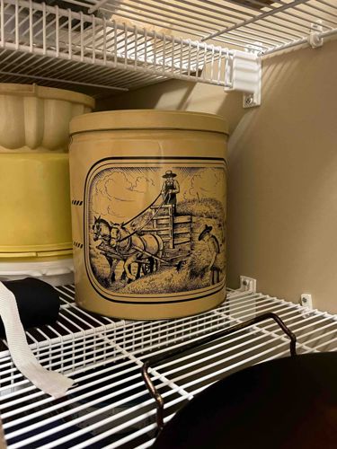 Vintage Charles Chips "Hay Bailing" Advertising Tin