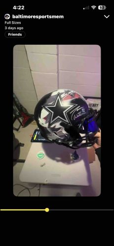 Jason Witten Signed Dallas Cowboys Full-Size Riddell Speed Authentic Helmet